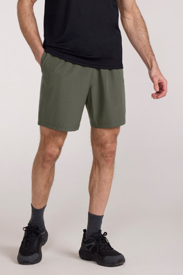 Hurdle Mens Running Shorts - Light Khaki