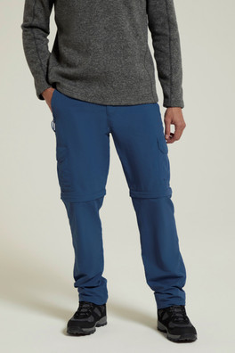 Pantalon Convertible hommes Explore - Bleu