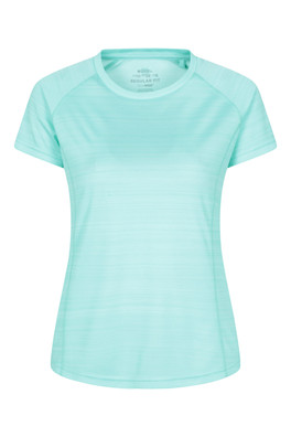 Endurance Striped Womens Tee - Mint
