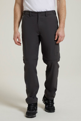 Pantalon Convertible Trek Stretch - Gris