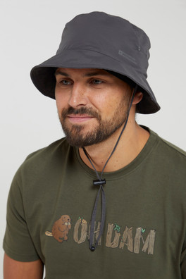Mens Lightweight Bucket Hat - Grey