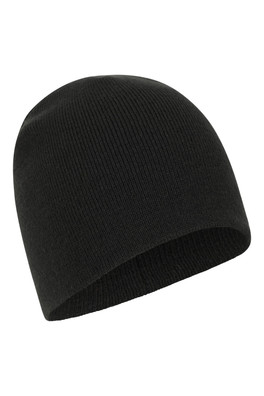 St Anton Mens Beanie - Jet Black