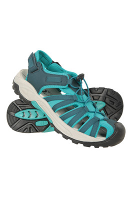Womens Seaside Drainage Outsole Mountain Warehouse Shandals - Teal