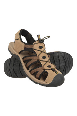 Bay Reef Mens Mountain Warehouse Shandals - Brown