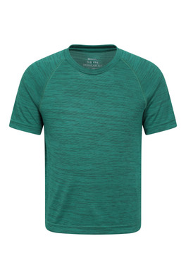Kids Plain Field Tee - Dark Green