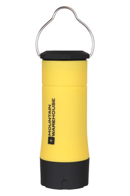 2-in-1 Rubber Torch - Bright Yellow