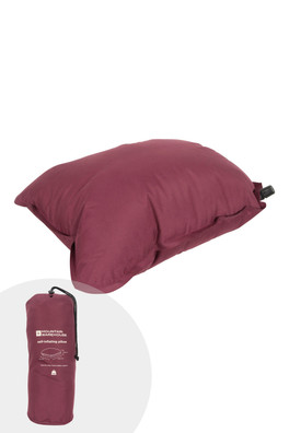 Self-Inflating Pillow - Dark Red
