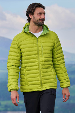Henry Extreme Mens Down Padded Jacket - Lime