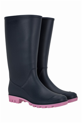 Splash Womens Wellies - Navy