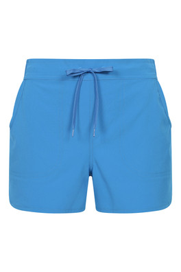 Womens Stretch Board Shorts - Bright Blue