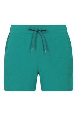 Womens Stretch Board Shorts - Dark Teal