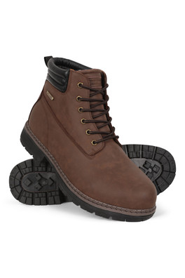 Gorge Mens Casual Thermal Waterproof Outdoor Boots - Dark Brown