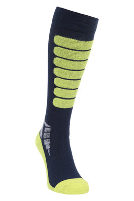 Altitude Mens Isocool Knee Length Ski Socks - Lime
