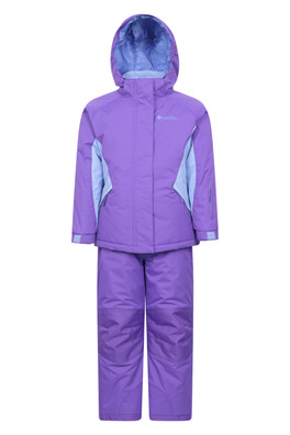 Kids Ski Jacket and Pant Set - Purple