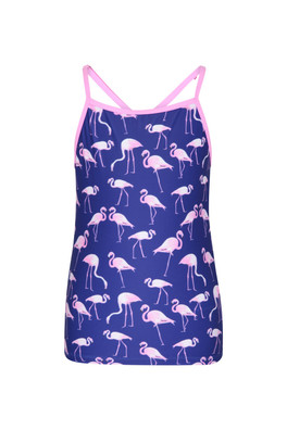 Tankini Kids Printed Top - Pink