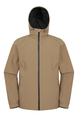 Covert Mens Waterproof Jacket - Tan