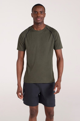 Aero IsoCool Mens T-Shirt - Dark Khaki