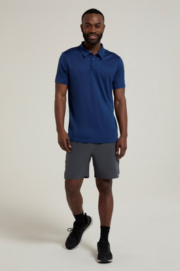 Endurance Isocool Mens Polo - Dark Blue
