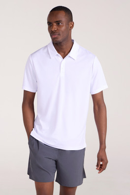Endurance Isocool Mens Polo - White