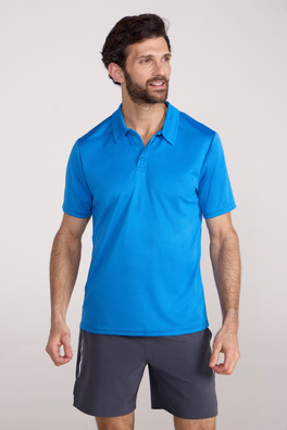 Endurance Isocool Mens Polo - Blue