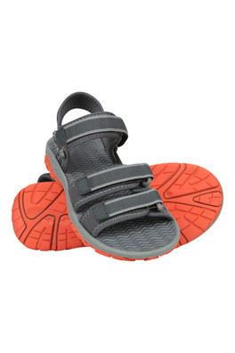 3-Strap Kids Sandals - Dark Khaki
