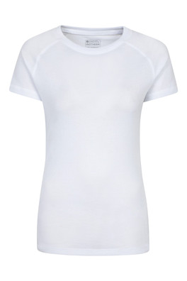 Talus Womens Thermal Tee - White