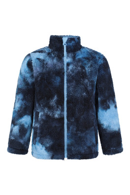 Rainbow Cosy Kids Fleece - Dark Blue