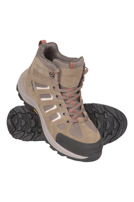 Vertex Mens Wide-Fit Extreme Waterproof Vibram Boots - Brown