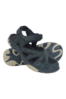 Sussex Womens Covered Sandals - Navy