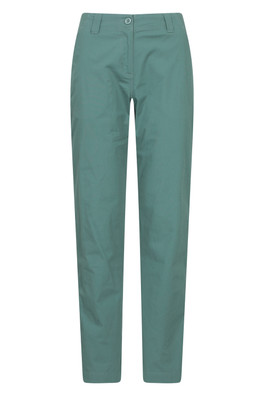 Coastal Stretch Womens Trousers - Green