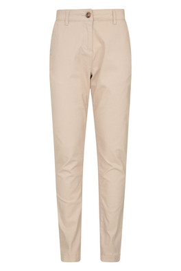 Pantalon Chino Bay Femme - Beige Foncé