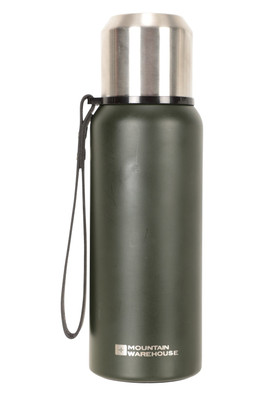 Double Walled Matt Finish Flask - 500ml - Khaki