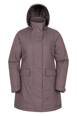 Veste matelassée imperméable Rain On pour femme - Taupe