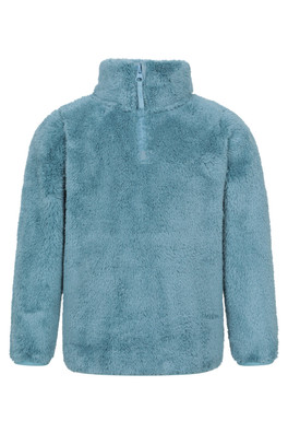 Teddy Kids Half-Zip Fleece - Teal
