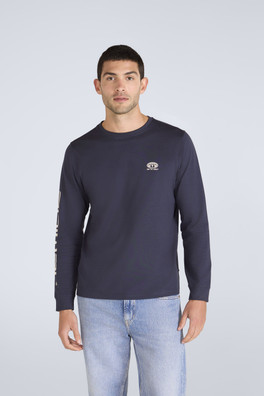 T-shirt Tommy en tissu biologique pour homme - Bleu Foncé