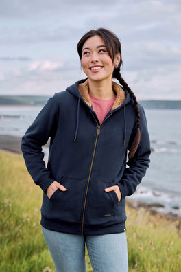 Zuri Womens Hoodie - Navy