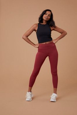 Legging Cheville Rapidity Femme - Berry