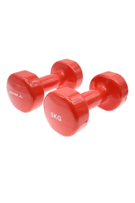 Round 5kg Dumbbell Set - One