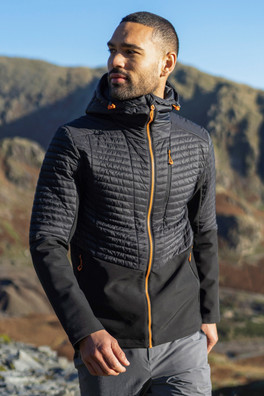 Ultra Siurana Mens Hybrid Softshell Jacket - Black