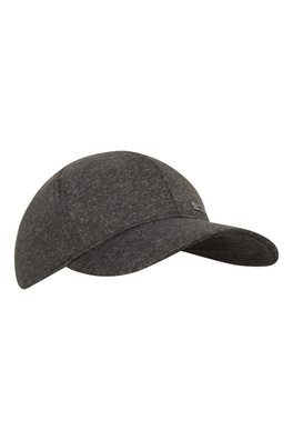 Melange Baseball Cap - Black