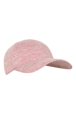 Melange Womens Baseball Cap - Dark Pink