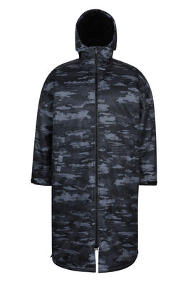 Tidal Mens Waterproof Changing Robe - Dark Grey