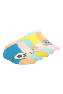 Little Animal Baby Socks Multipack - Yellow