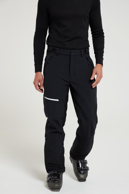 Axis Extreme Mens Softshell Ski Pants - Black