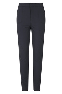 Kesugi Womens Slim Stretch Womens Pants - Long length - Black
