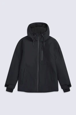 Laxx Mens Logo Waterproof Snow Jacket - Black