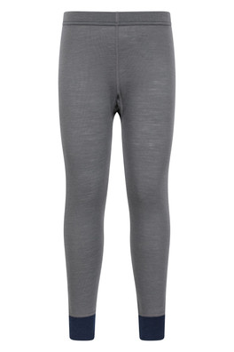 Merino Kids II Baselayer Pants - Grey