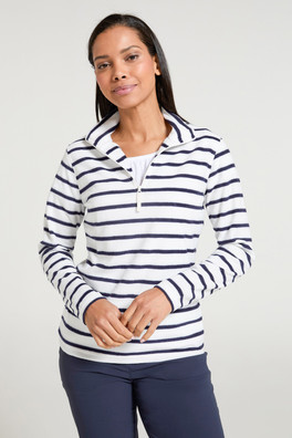Camber Womens Half Zip Fleece - Beige