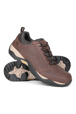 Pioneer II Mens Waterproof Extreme Leather Walking Shoes - Brown