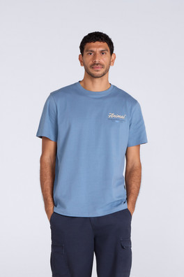 Chase Mens Graphic Relaxed T-Shirt - Blue